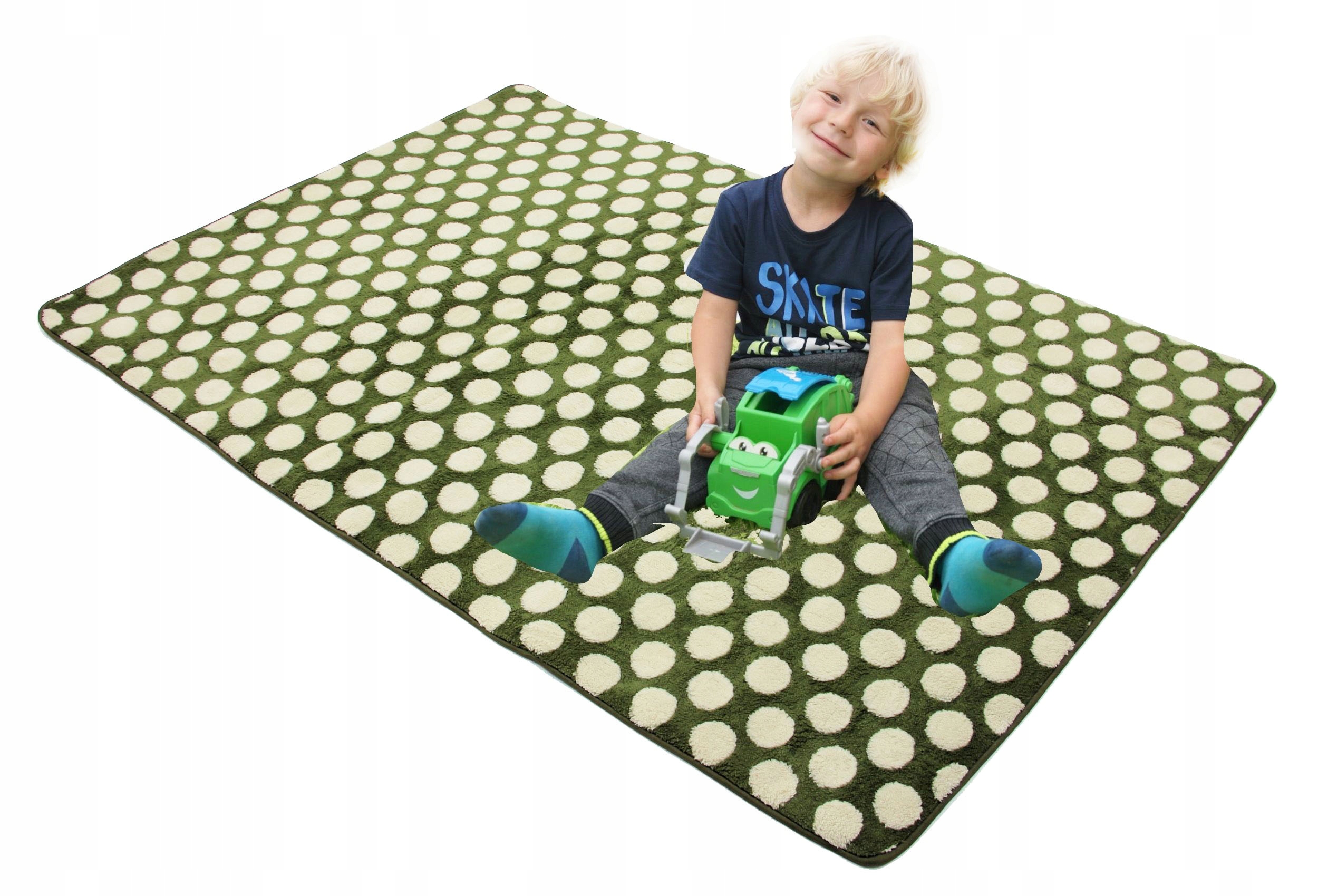 

Dywan Pluszowy 3DLook 140x200 Miekki Plusz Zielony