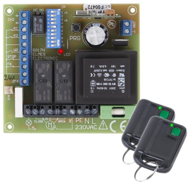 Elmes Stp Sterownik Do Bram Z Silnikiem 230V 2 Piloty Keeloq Zasięg Do 100m