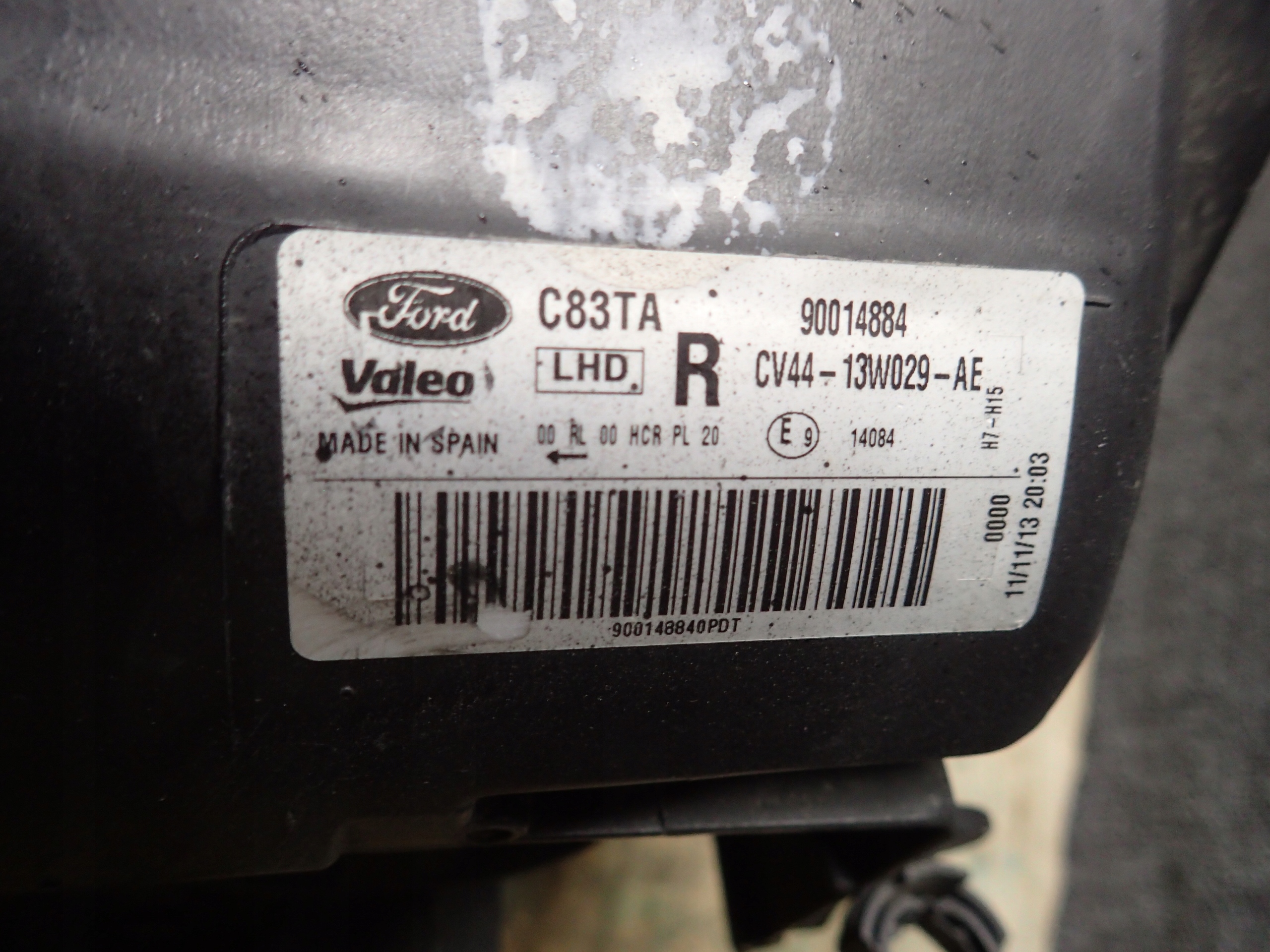 LIGHT FRONT RIGHT FORD KUGA MK2