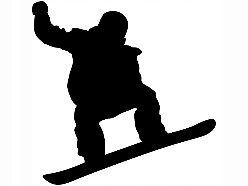 

Naklejka na ścianę Sport Snowboard 35 cm