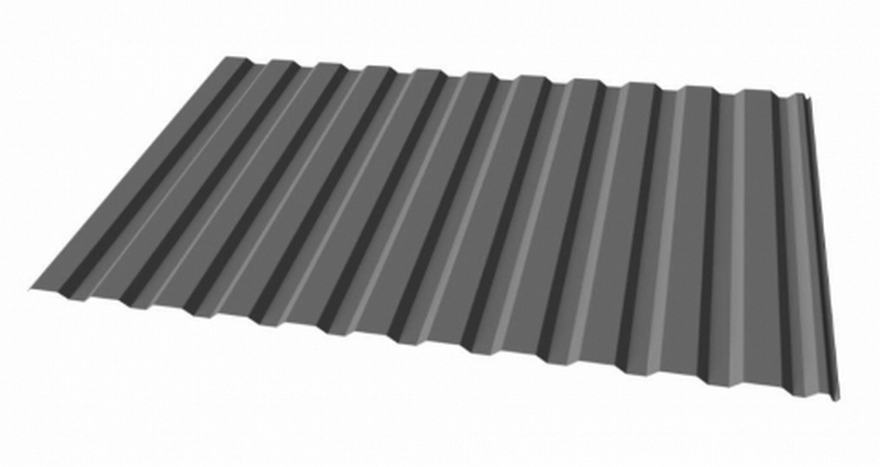 фальцевая кровля 7016. трапециевидный металлический лист. Revit вент фасады. система каталогов. профлист revit.