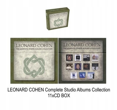 流行 Leonard BOX CD 11 COLLECTION STUDIO COMPLETE Cohen その他