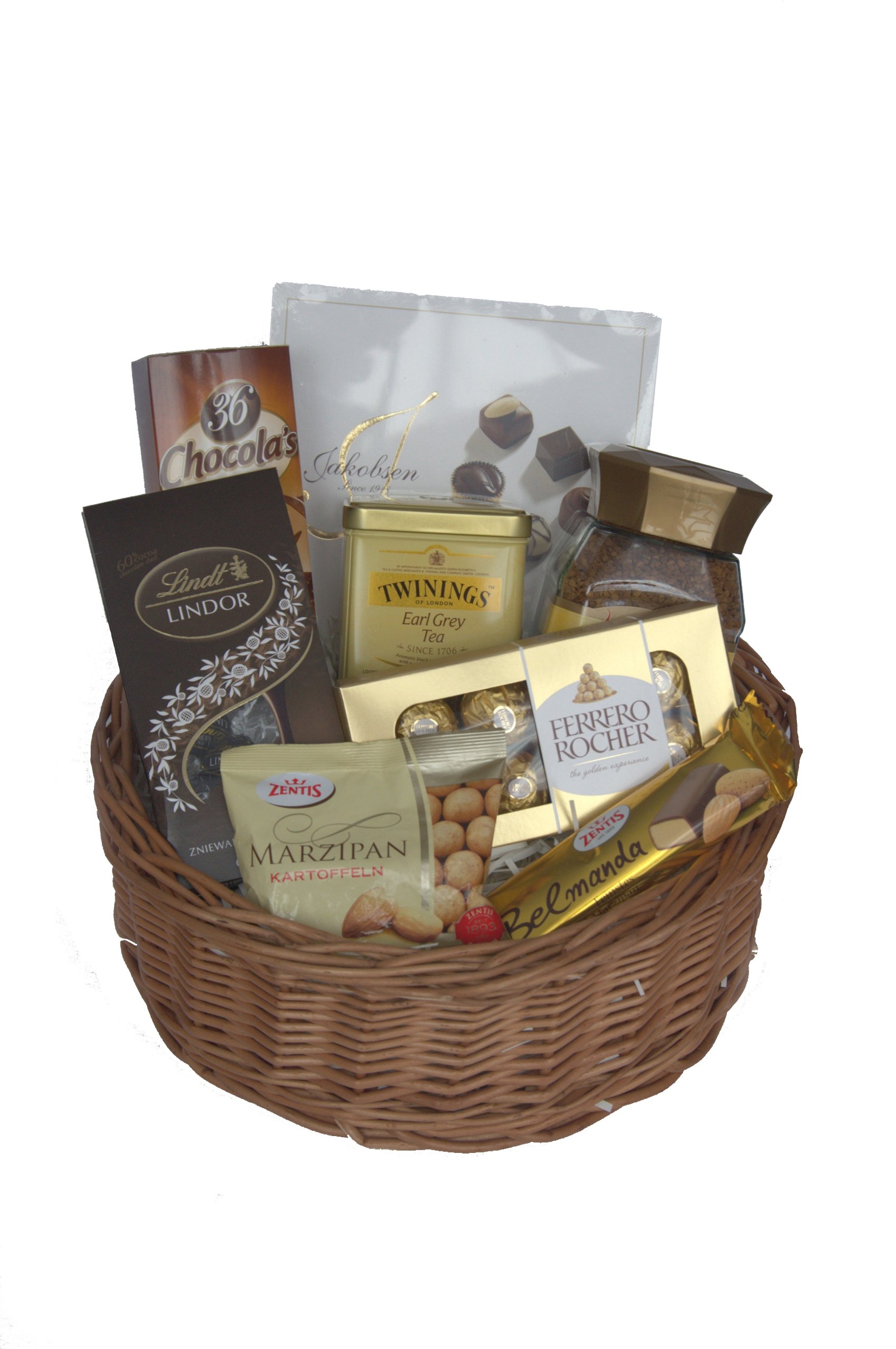 Kosz biznesowy upominek firmowy kosz słodyczy