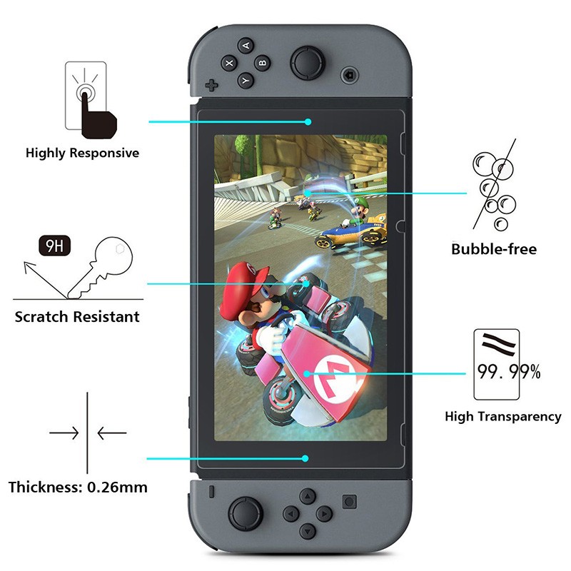 SZKŁO HARTOWANE NINTENDO SWITCH V2 TEMPERED GLASS Producent ArmorGlass