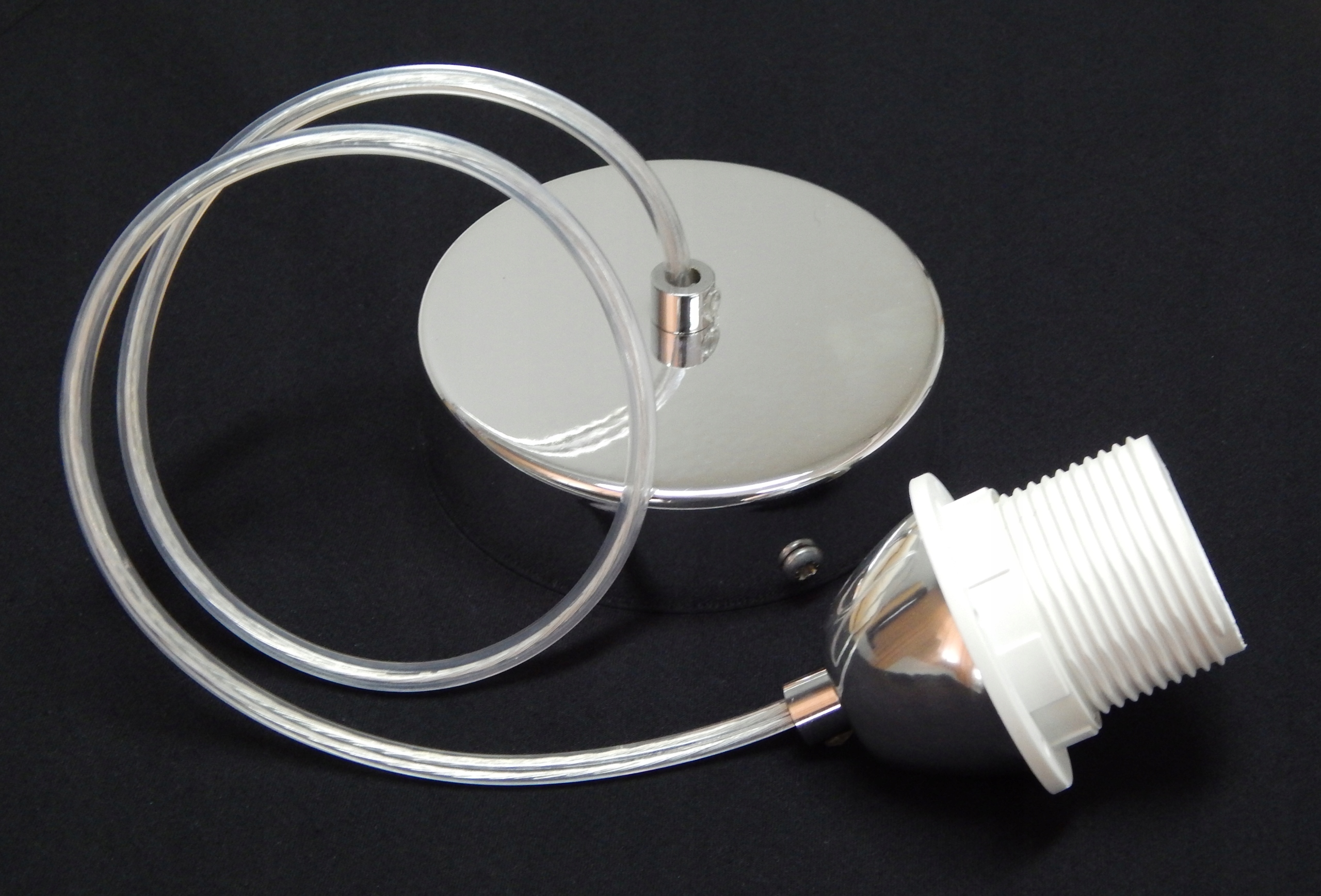 LAMPA WISZĄCA SUFITOWA LED FI 50cm SZARO/ZŁOTY Długość/wysokość 75 cm