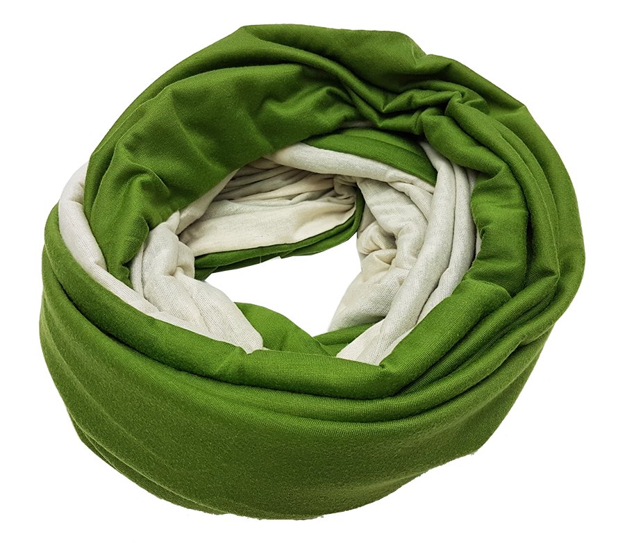 DUŻY PODWÓJNY KOMIN SZAL TUBA BAWEŁNIANY HANDMADE Marka inna