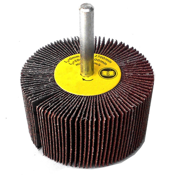 ŚCIERNICA LISTKOWA FI 60 G 80 NA WIERTARKĘ Z TRZPI