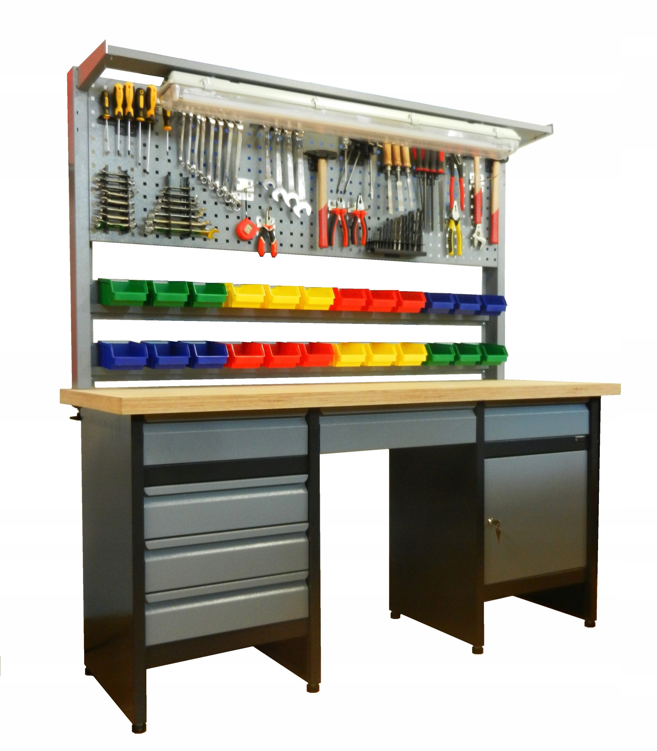 СТОЛ МАСТЕРСКАЯ. Надстройка стенка 40 мм + халява