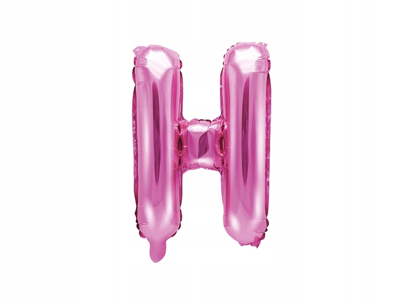 

Balon foliowy Litera H 35cm, ciemno różowy