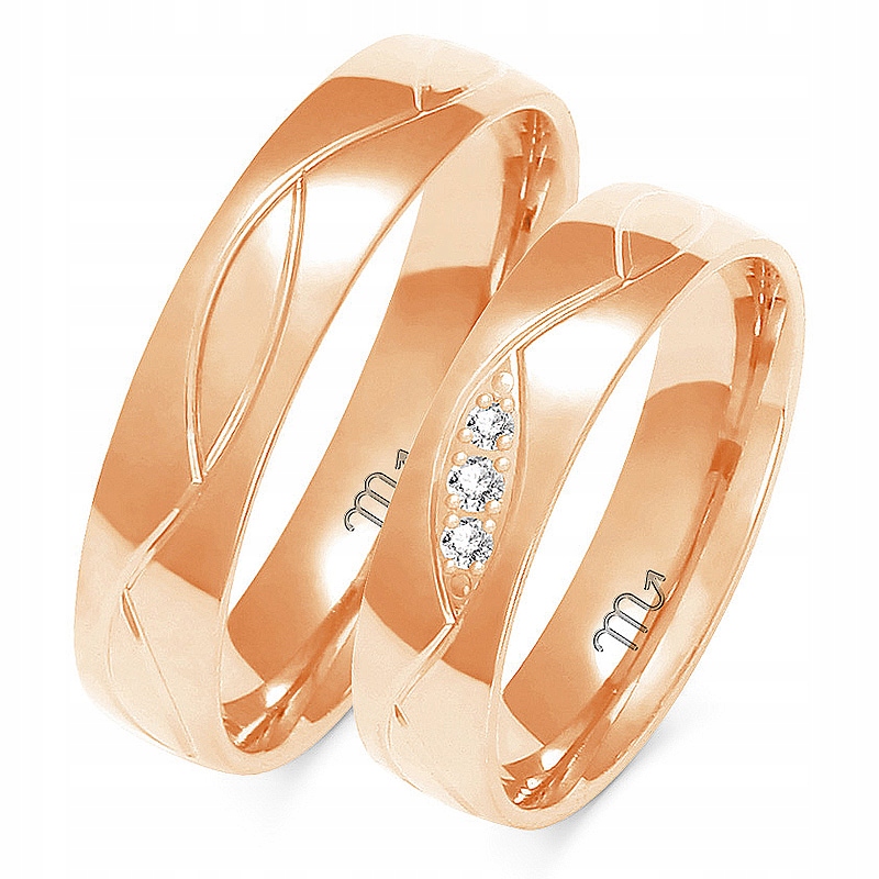 Zlaté Prsteny 14K 5 mm Zirkon id A-152