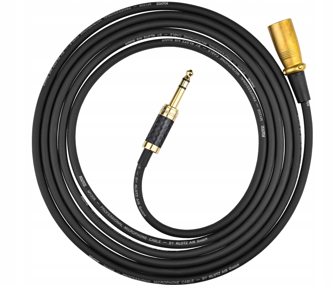 KLOTZ CABLE MICRO XLR 20 M MALE FEMELLE NEUTRIK BRONZE