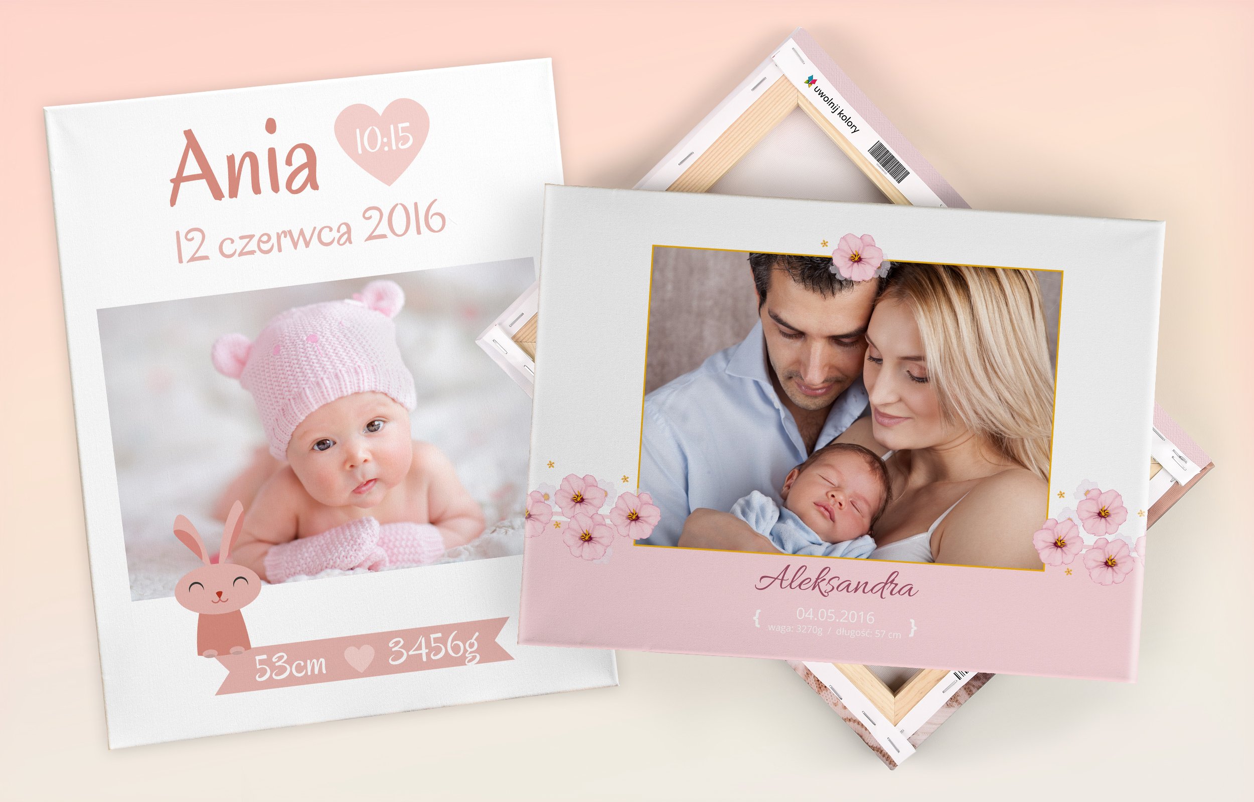 Foto-Obraz na płótnie Twoje zdjęcie 40x60cm obrazy Materiał wykonania płótno