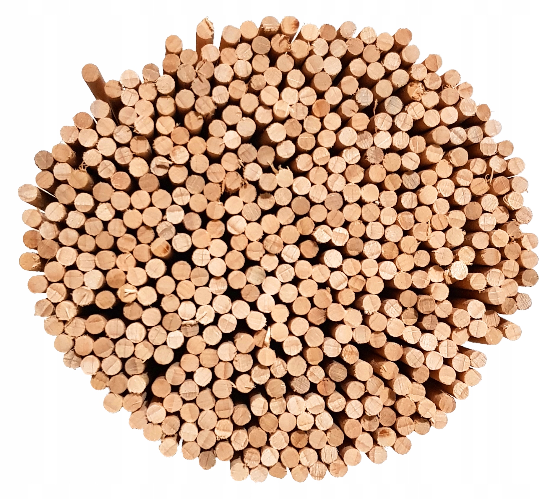 Patyki Patyczki do Waty Cukrowej 30cm 4mm Bukowe Okrągłe 10szt. Stan opakowania oryginalne