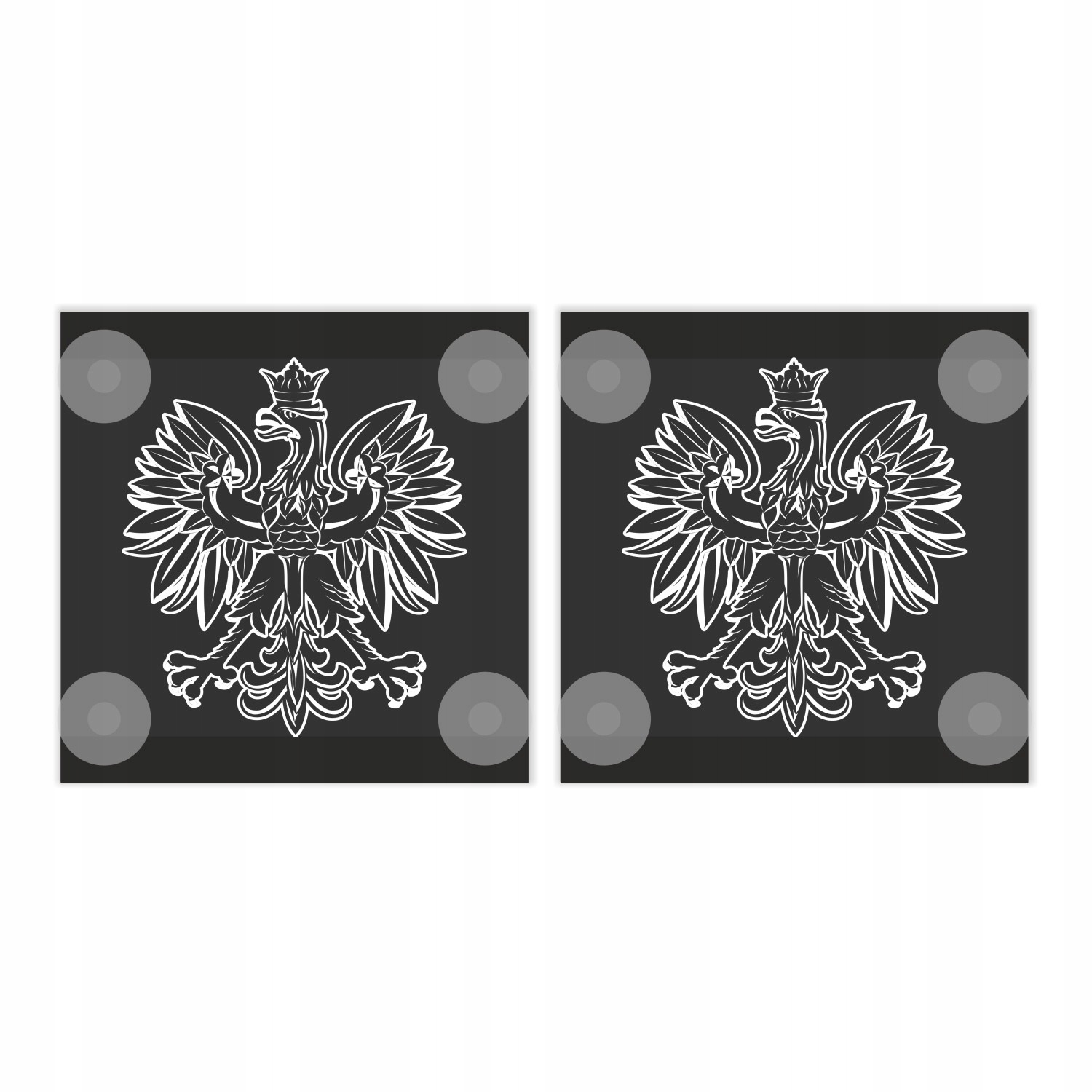 Tabliczka naroznikowa LED orzel godlo Tablice 2szt