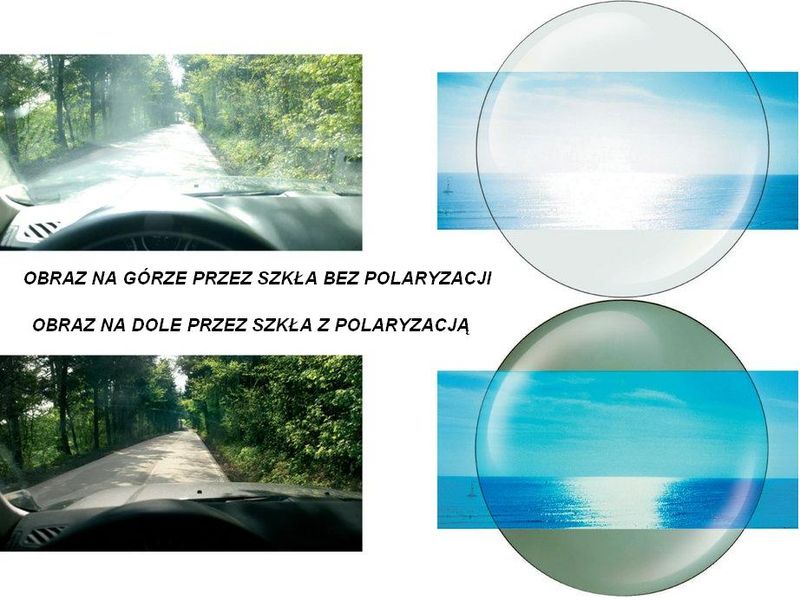 okulary POLARYZACYJNE F036 UV400 Fason pilotki (aviatory)