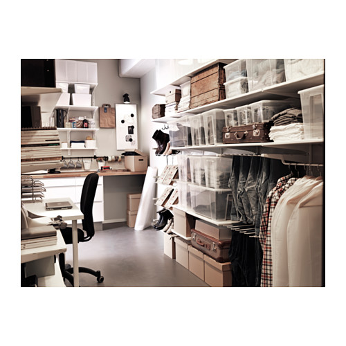 IKEA SAMLA pudełko 11l 39x28x14 pojemnik Kolor przezroczysty