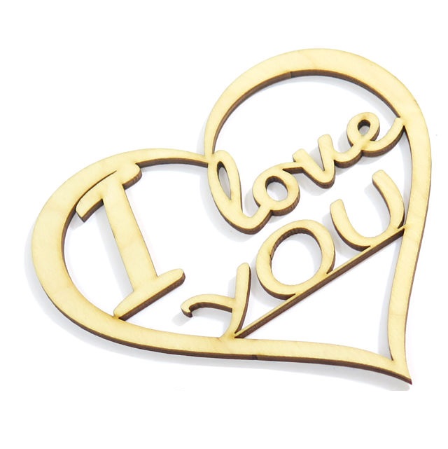 

Decoupage Dekor Zawieszka Serce 'I love You' RD41