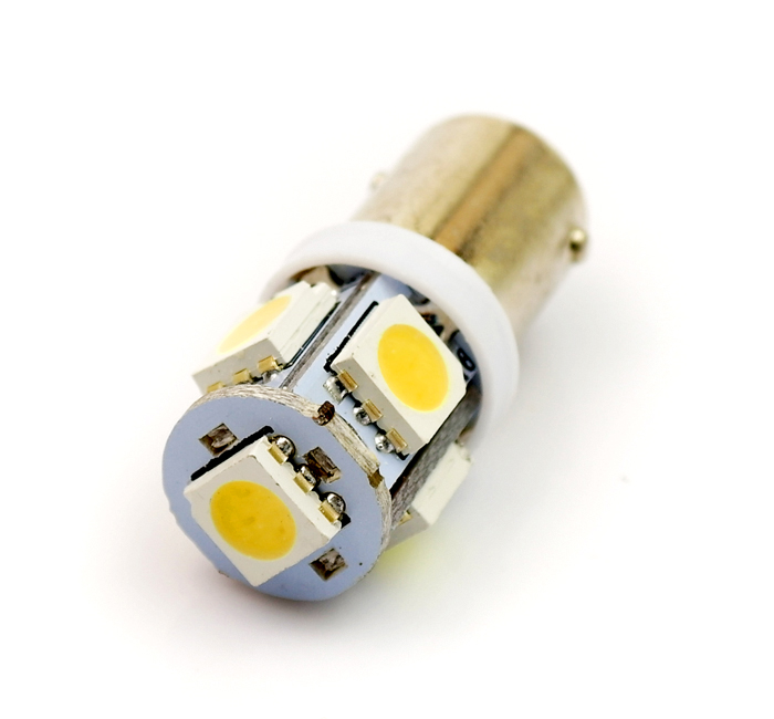 

T4W 5 Led żarówka postojówka BA9S k. Biały Ciepły