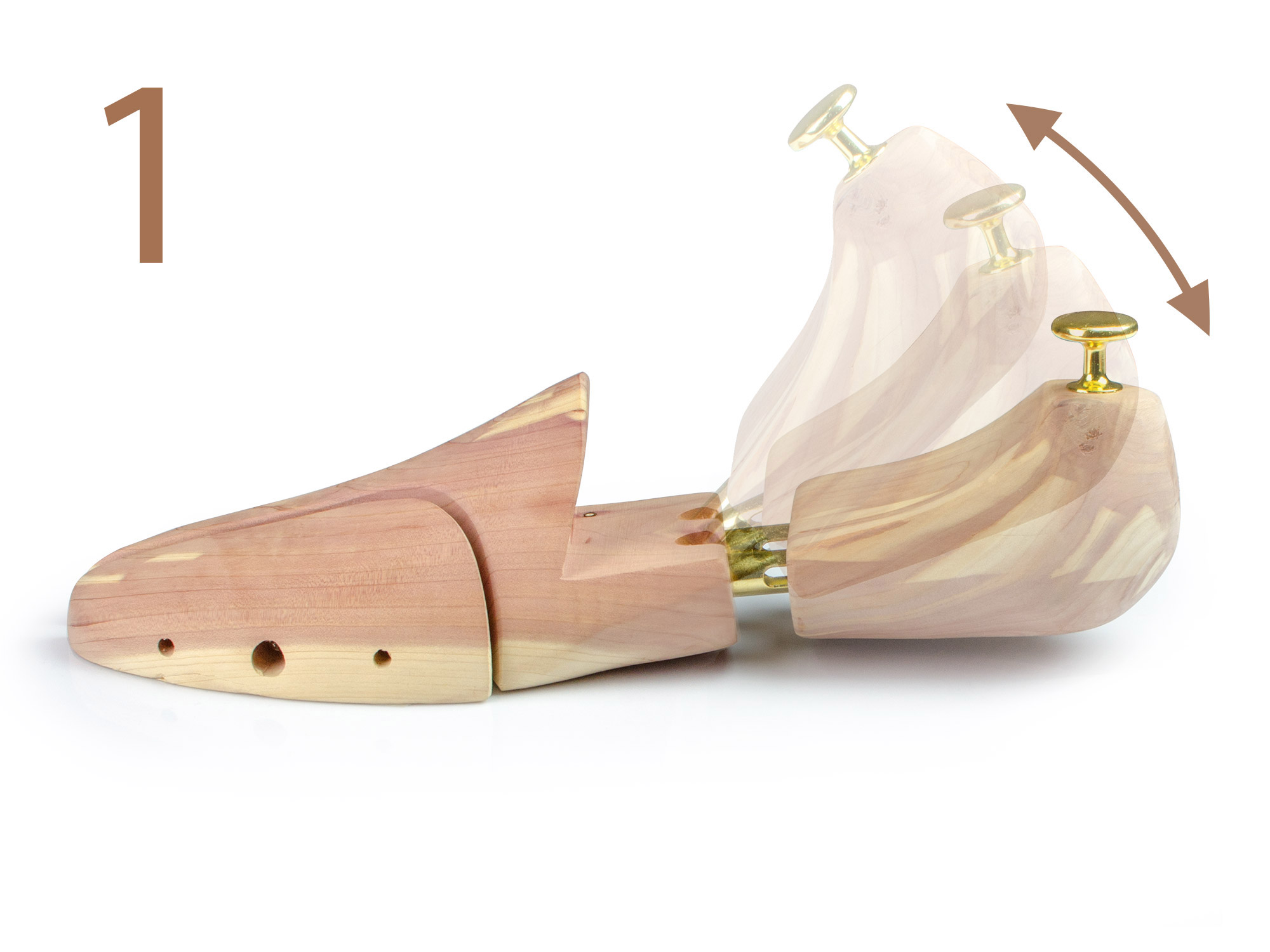 PRAWIDŁA do BUTÓW CEDROWE DREWNIANE 38-39 MASSIDO Marka Ara