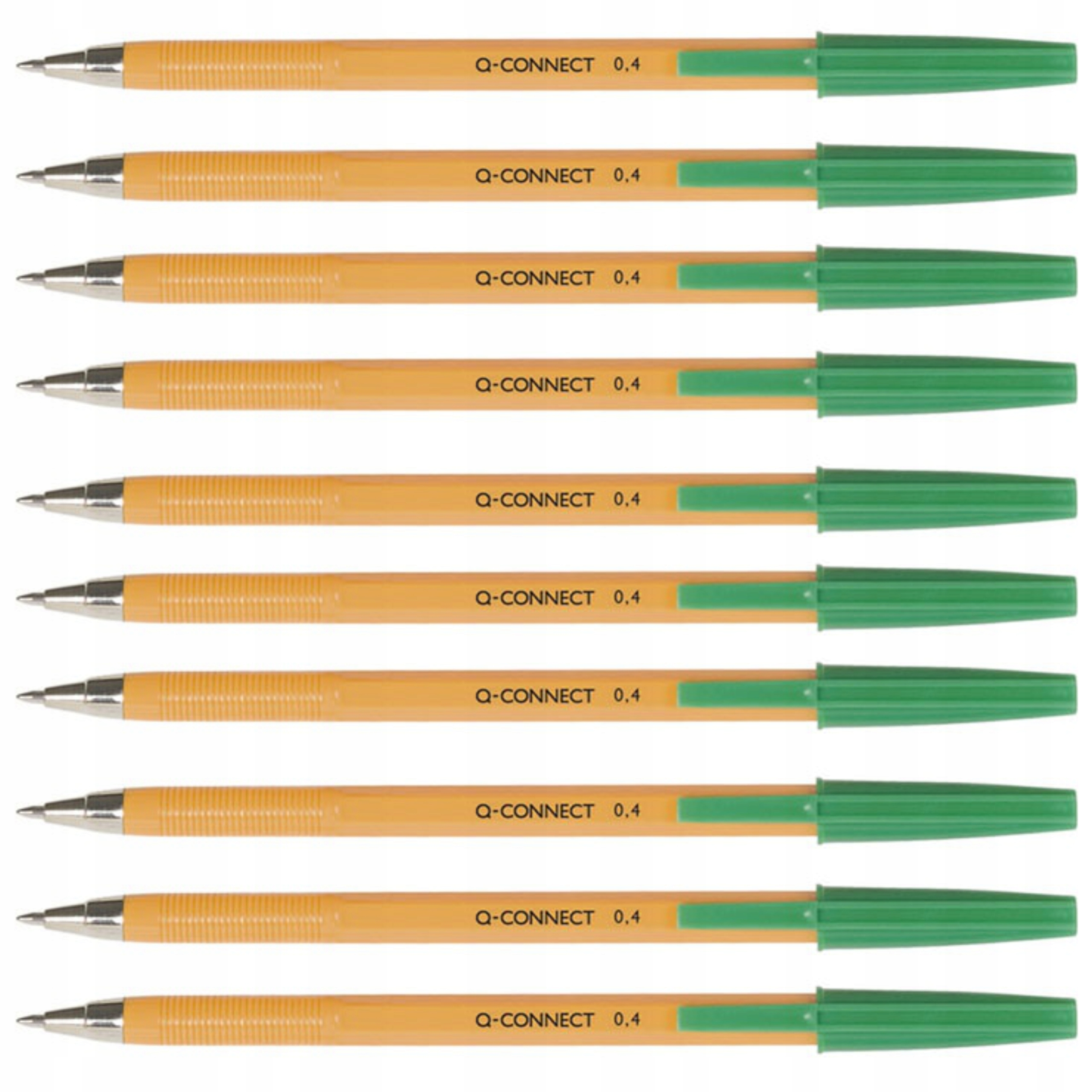 

Długopis Q-connect 0,4mm zielony 10 sztuk