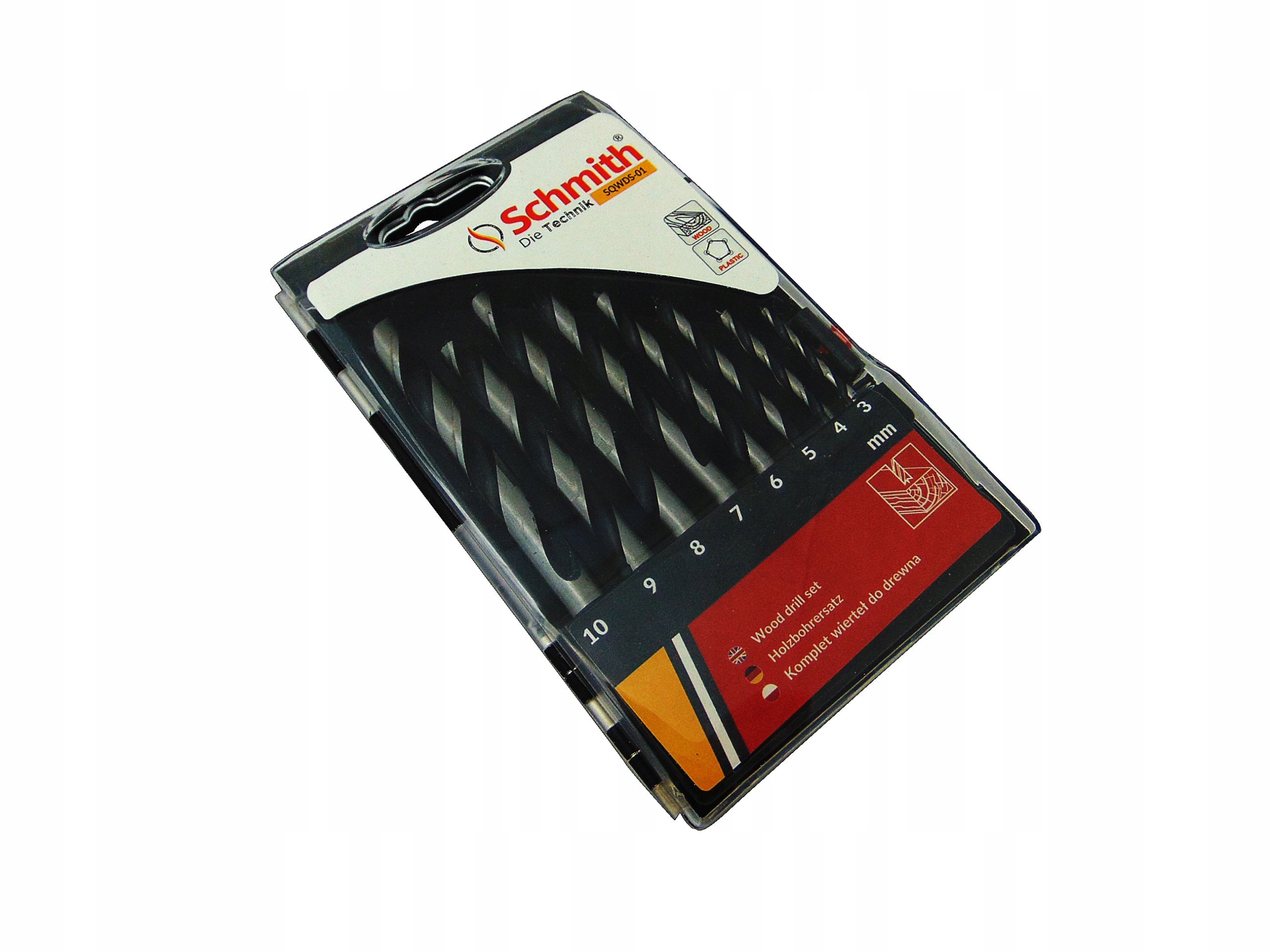 

Komplet wierteł do drewna 3-10MM Schmith niemiecki