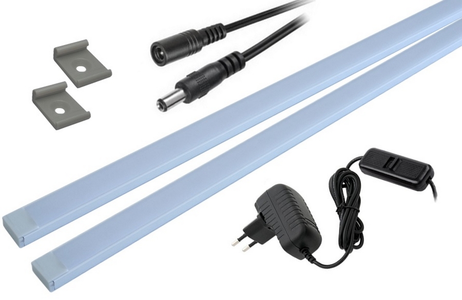 Led osvětlení podskříňková lišta jednoduchá 2x70 cm