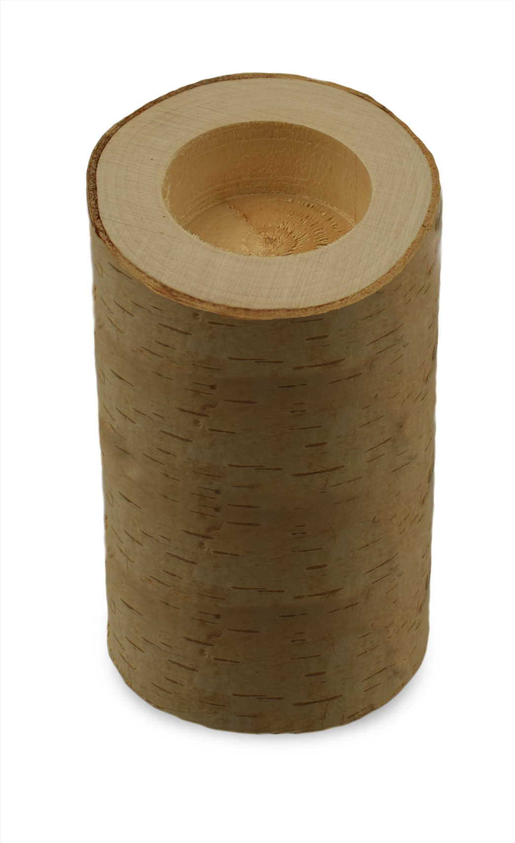 

Świecznik drewniany z brzozy na tealighty 12 cm