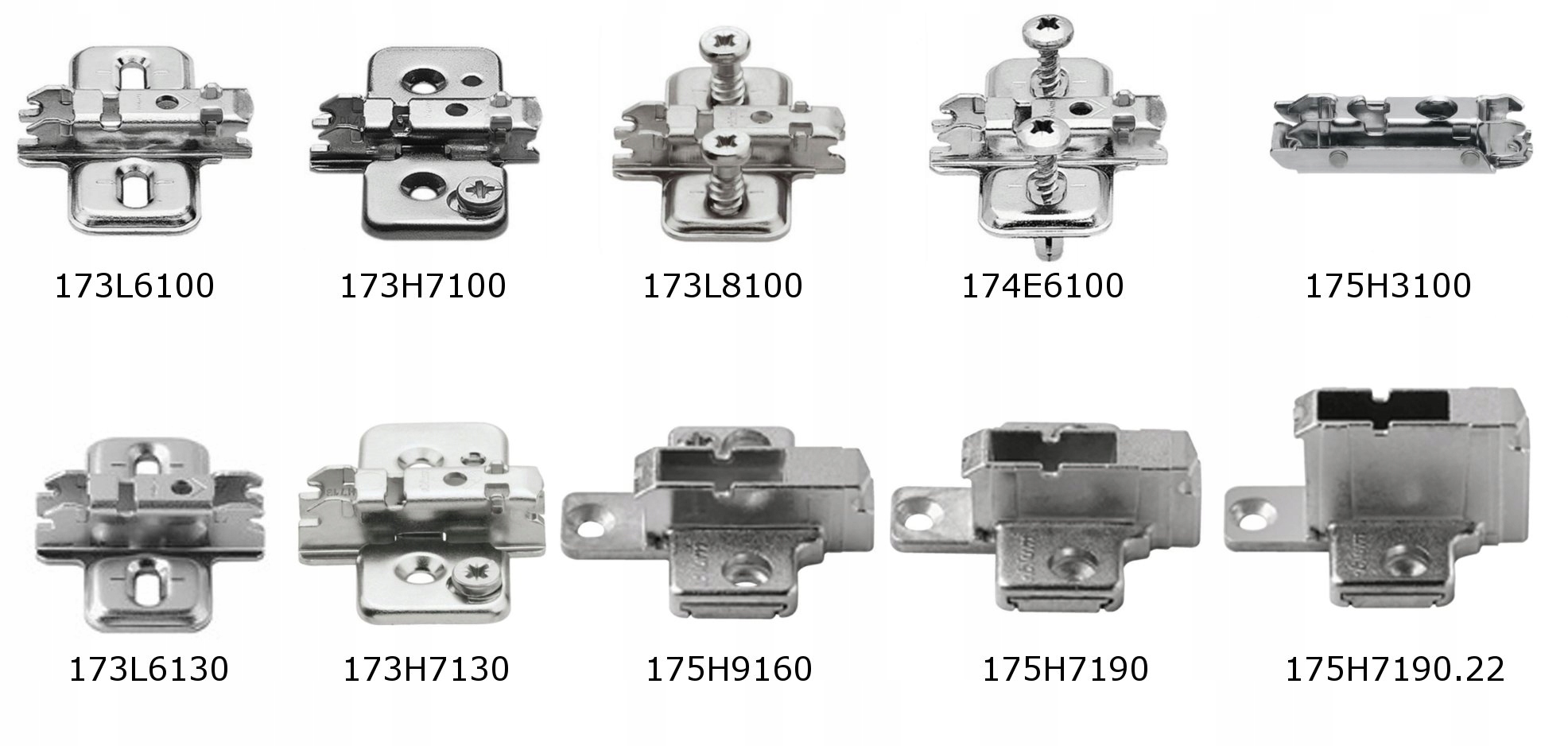 Ответная планка петли Блюм 173l6100