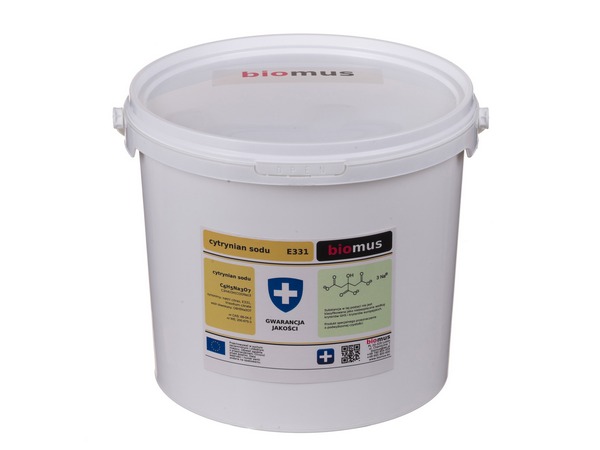 

Cytrynian Sodu trisodowy czysty 5kg Biomus