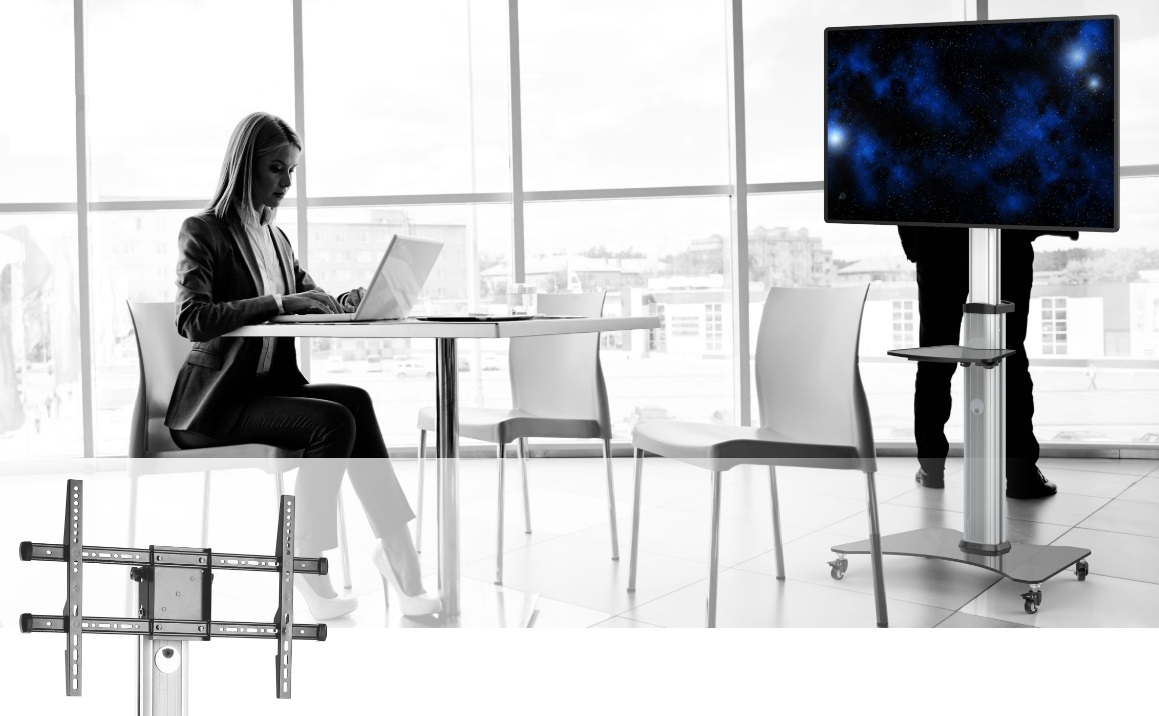 STOJAK STAND WÓZEK STATYW PODSTAWA NA TV MONITOR Marka inny