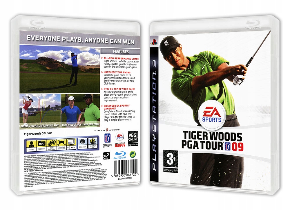 TIGER WOODS PGA TOUR 09 PS3