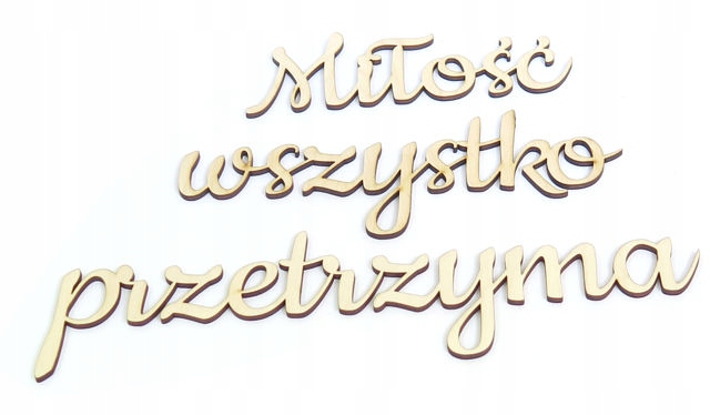 

Dekor Decoupage Jeden Wers Hymnu o Miłości WD75