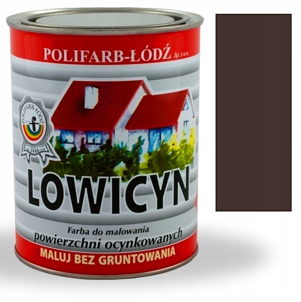 

Lowicyn farba ocynk Brąz Czekolada RAL8017 Mat 0,8
