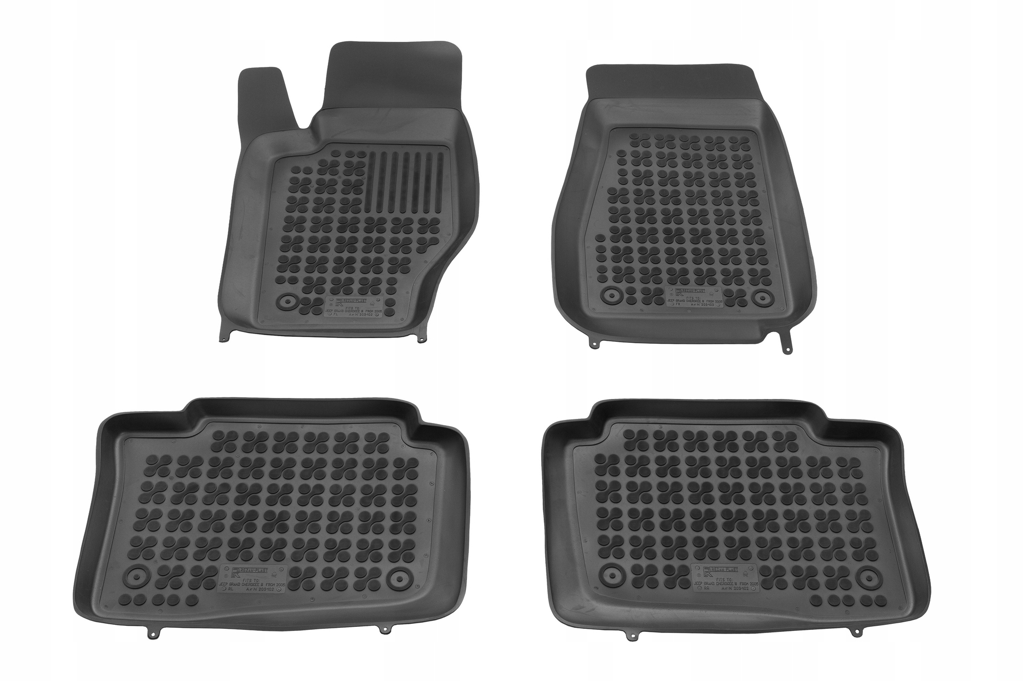 

Dywaniki gumowe Jeep Grand Cherokee III 2005-2010