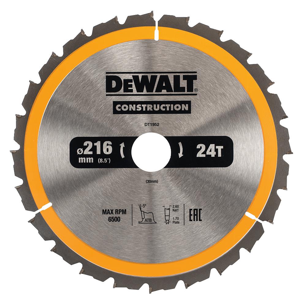 

DeWALT Tarcza do pilarki stacjonarnej 216x30 24z