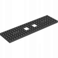 

Lego Podwozie pociągu 6x24 czarny 92088