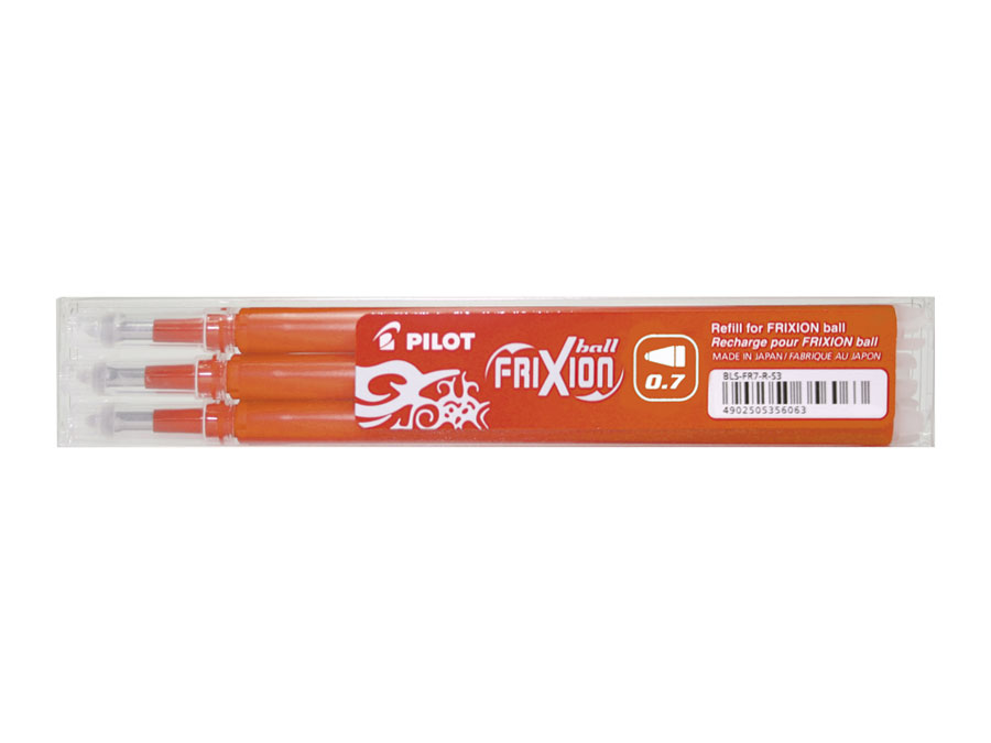

Wkłady Pilot Frixion 3 szt 0,7 pomarańczowe