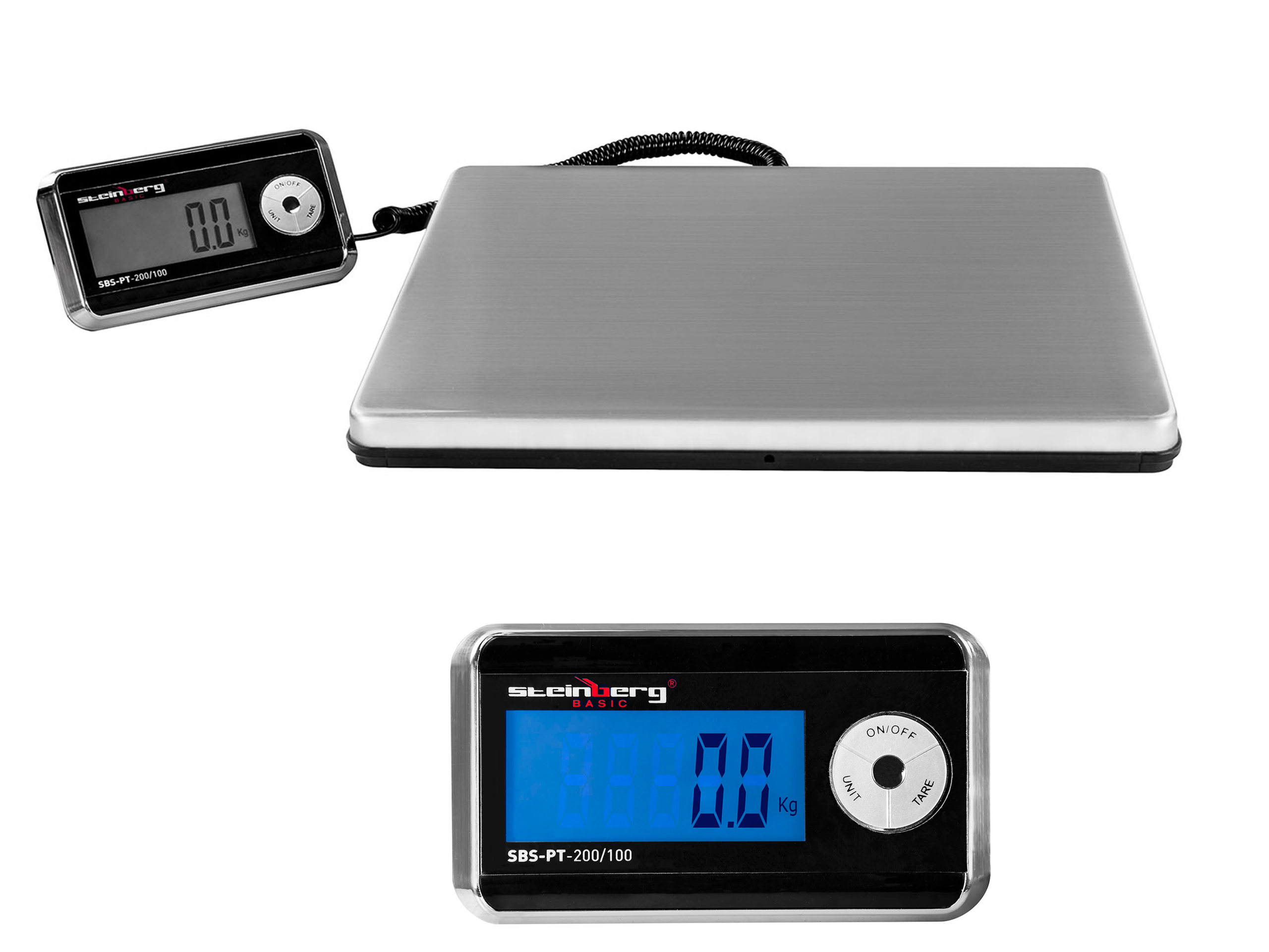 

Waga Platformowa Mobilna 200kg Paczkowa Na Baterie