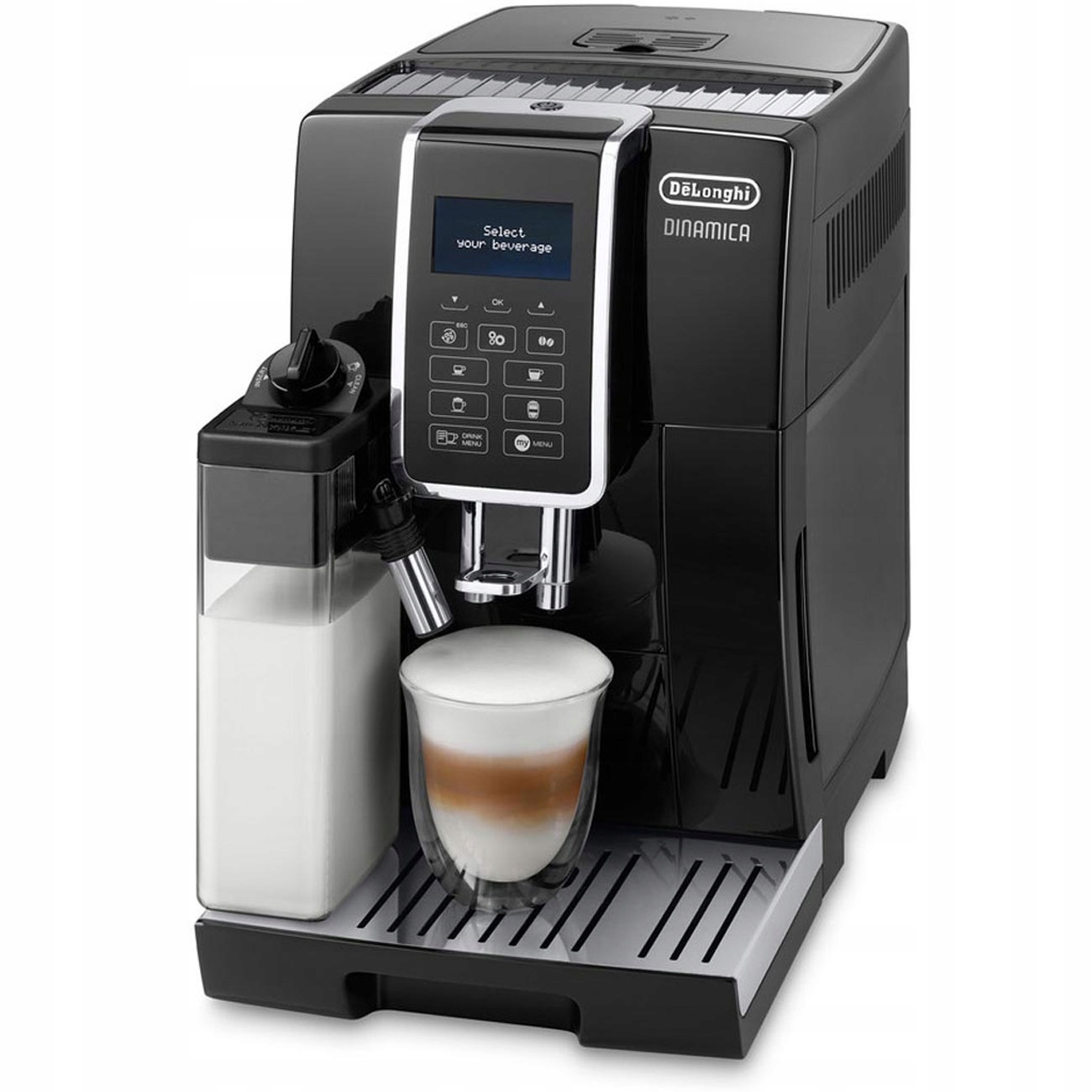 Ekspres do kawy DeLonghi ECAM 350.55.B Dinamica - Sklep, Opinie