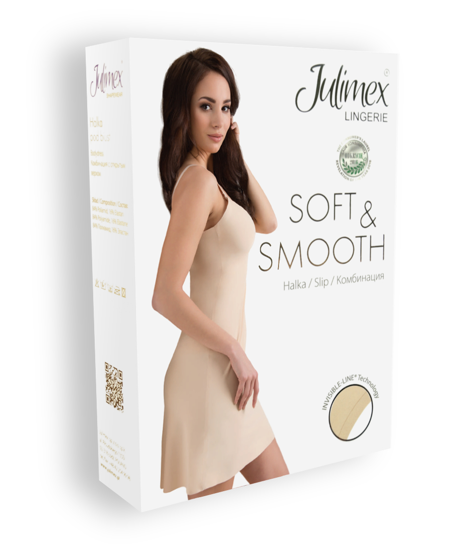 HALKA JULIMEX Soft & Smooth Lingerie - r XXL Wzór dominujący bez wzoru
