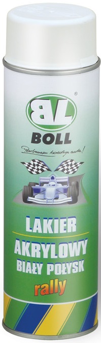 

Boll Lakier Akrylowy Rally Biały Połysk 500ml