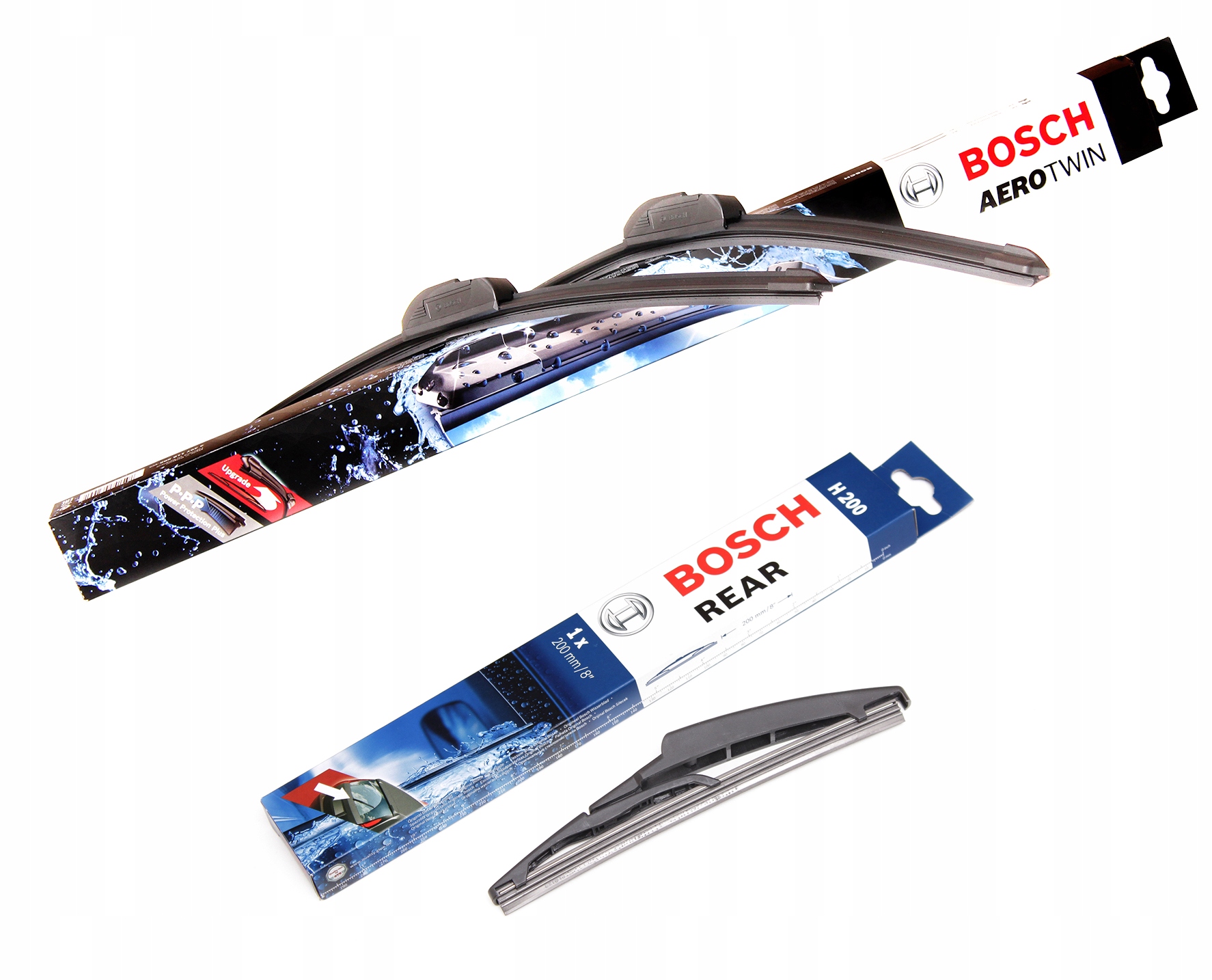 

Wycieraczki Bosch Przód+tył Toyota Auris E18 Hb