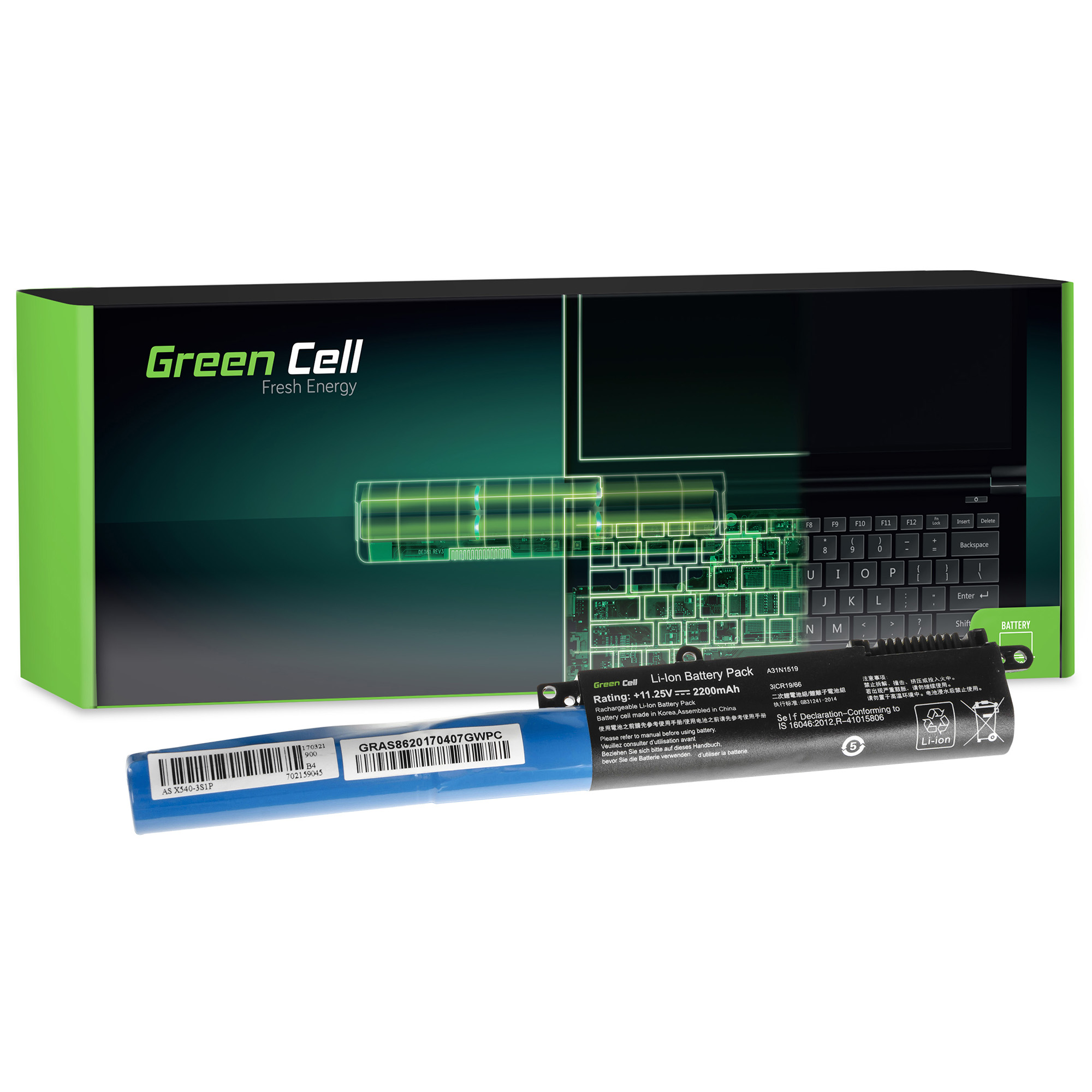 

Bateria do Asus F540 R540 X540S F540L X540YA A540