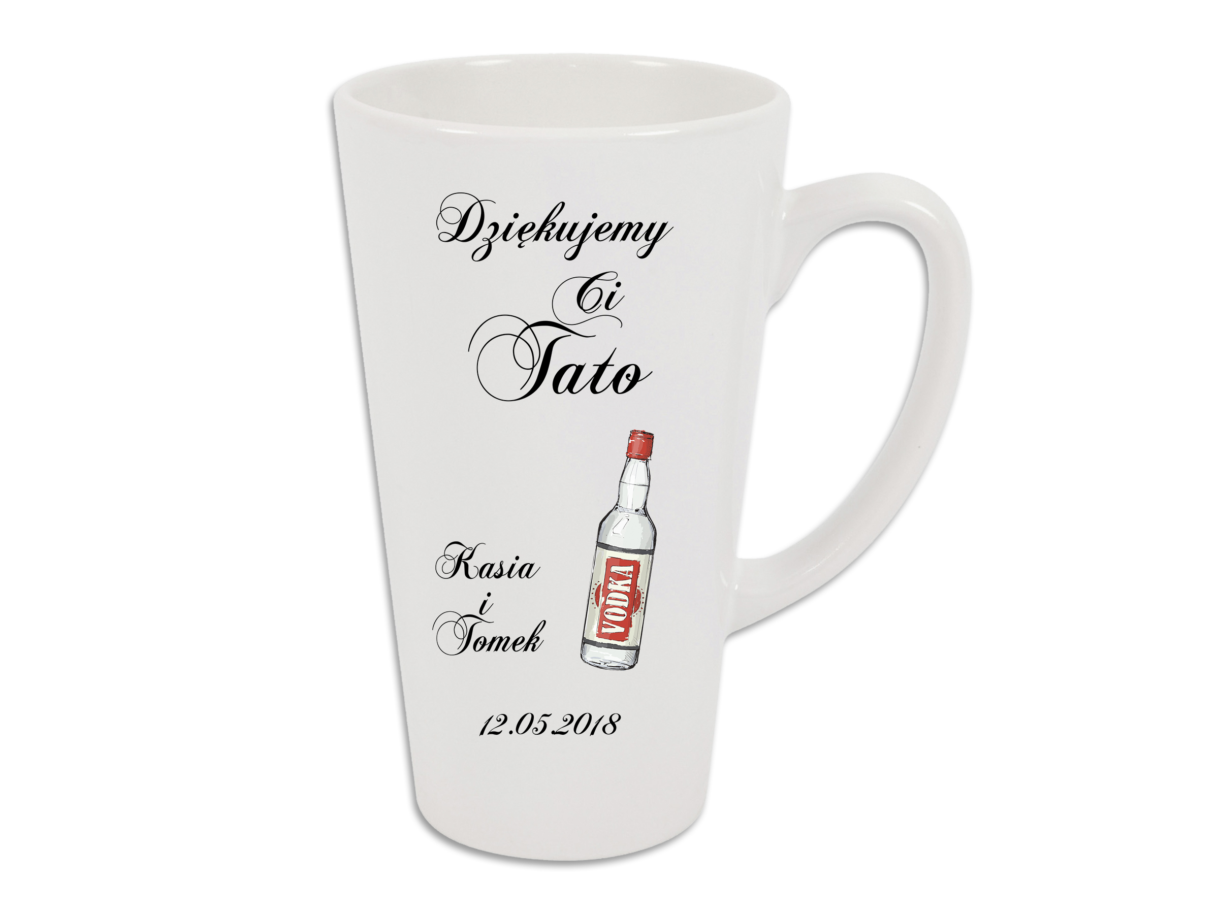 

Kubek Latte Ślubne Podziękowania Dla Taty Prezent