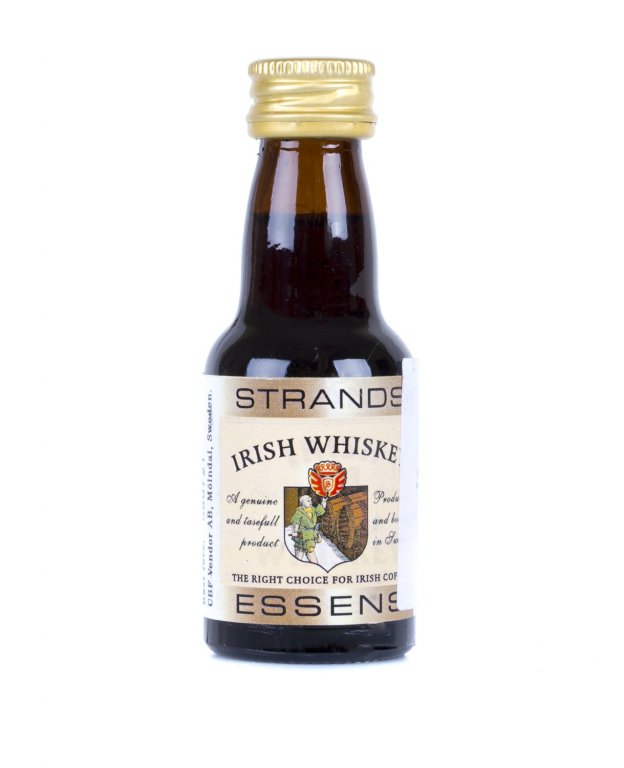 Strands "Exclusive Irish Whisky.