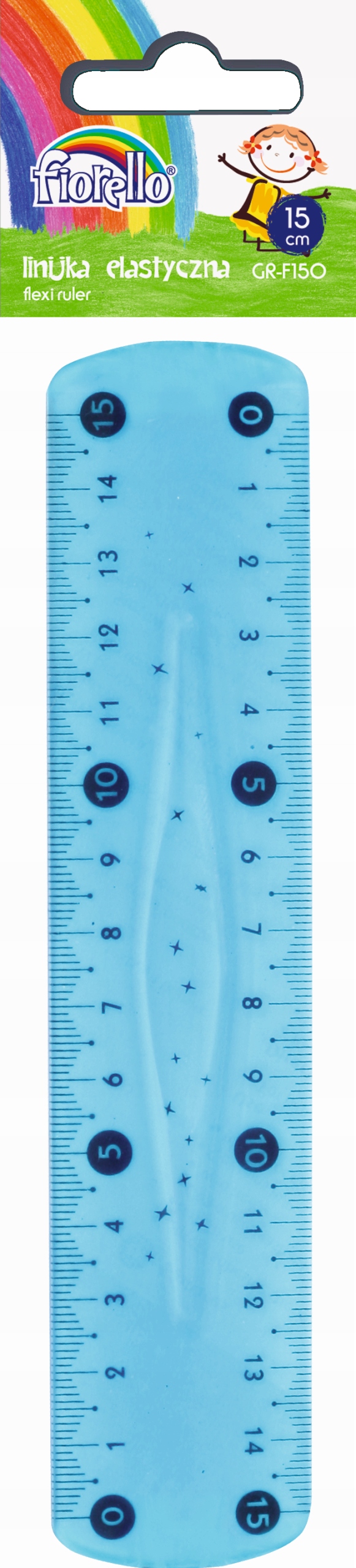 

Linijka elastyczna biurowa szkolna 15cm niełamliwa
