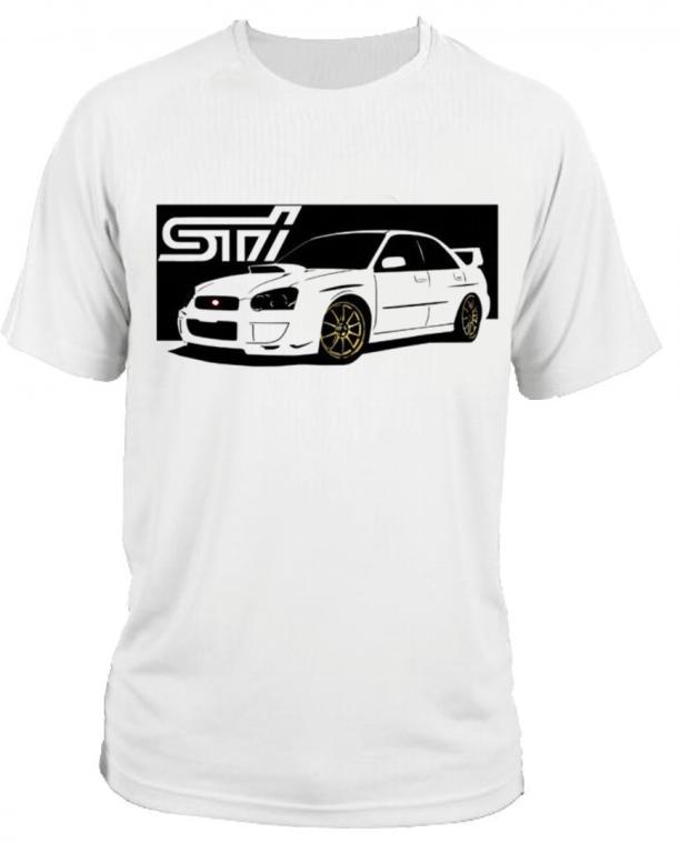 Tričko Subaru STI párty s