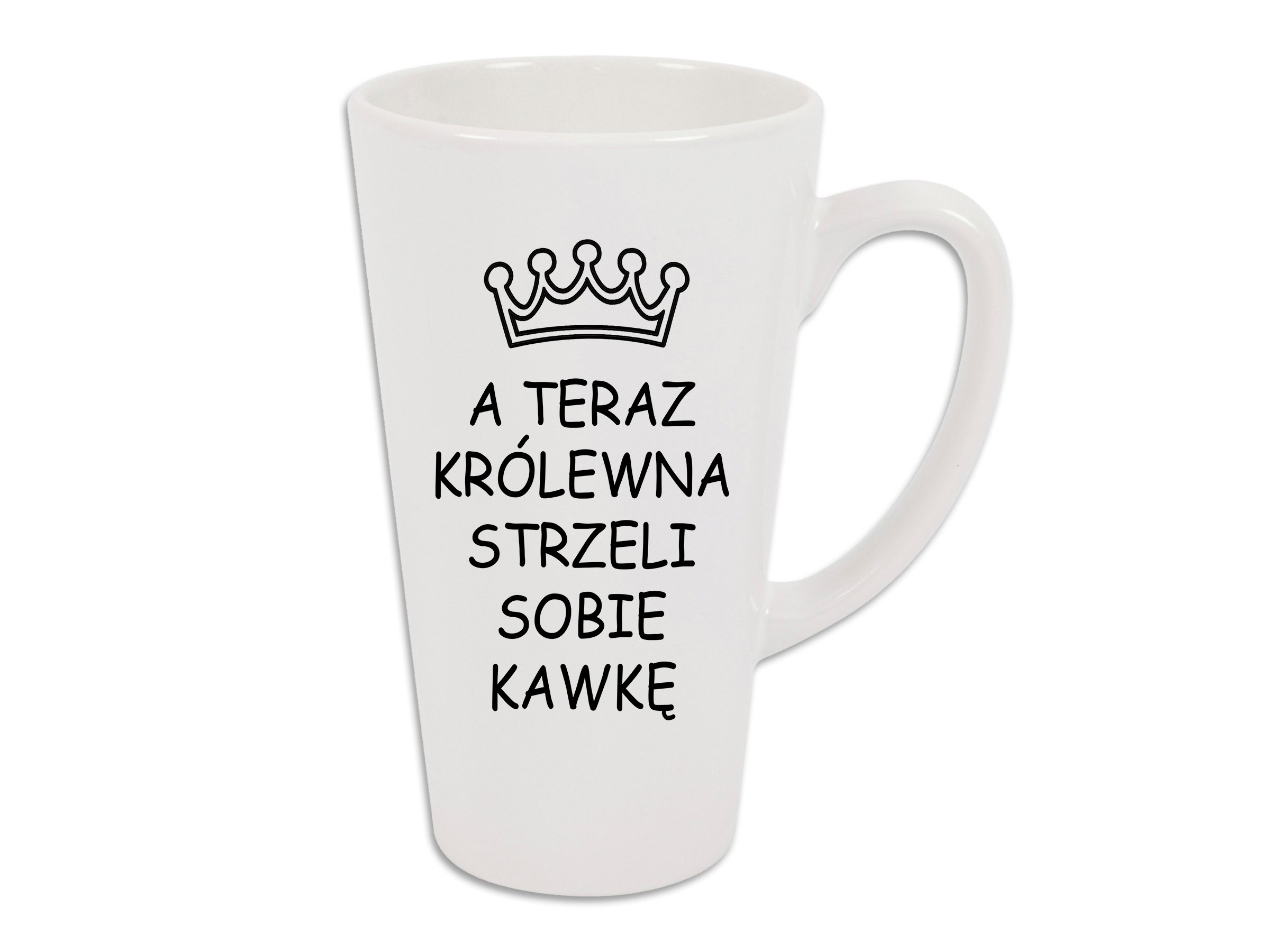 

Kubek Latte Dla Dziewczyny Królewna Wzory 450ml