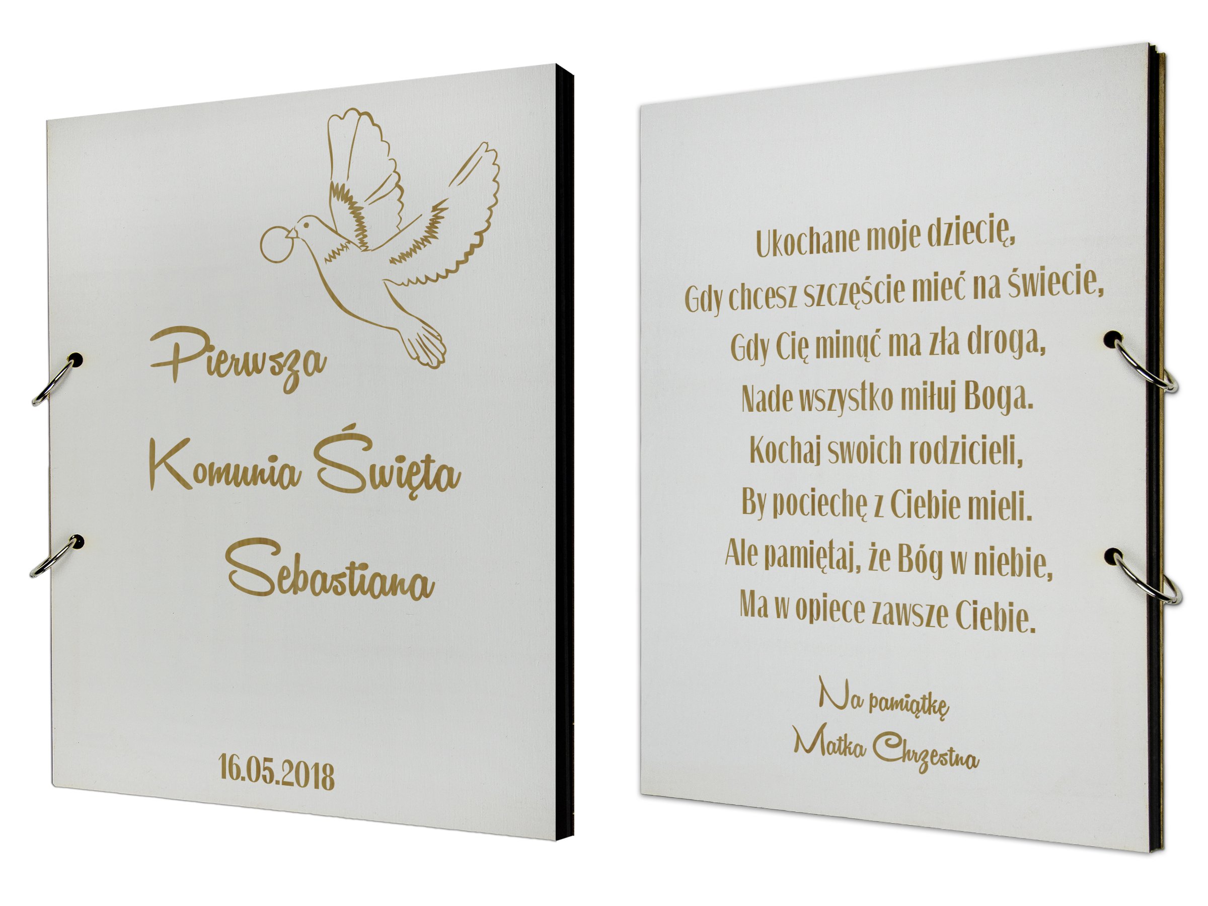 

Album Na Pierwszą Komunię Świętą Biały
