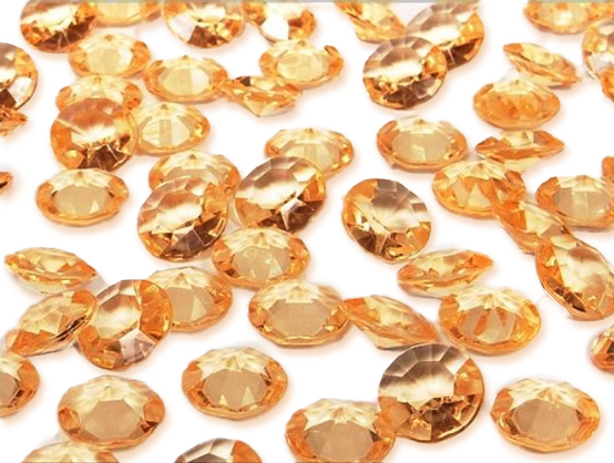 

Diamenty Konfetti kryształki 12mm Złote